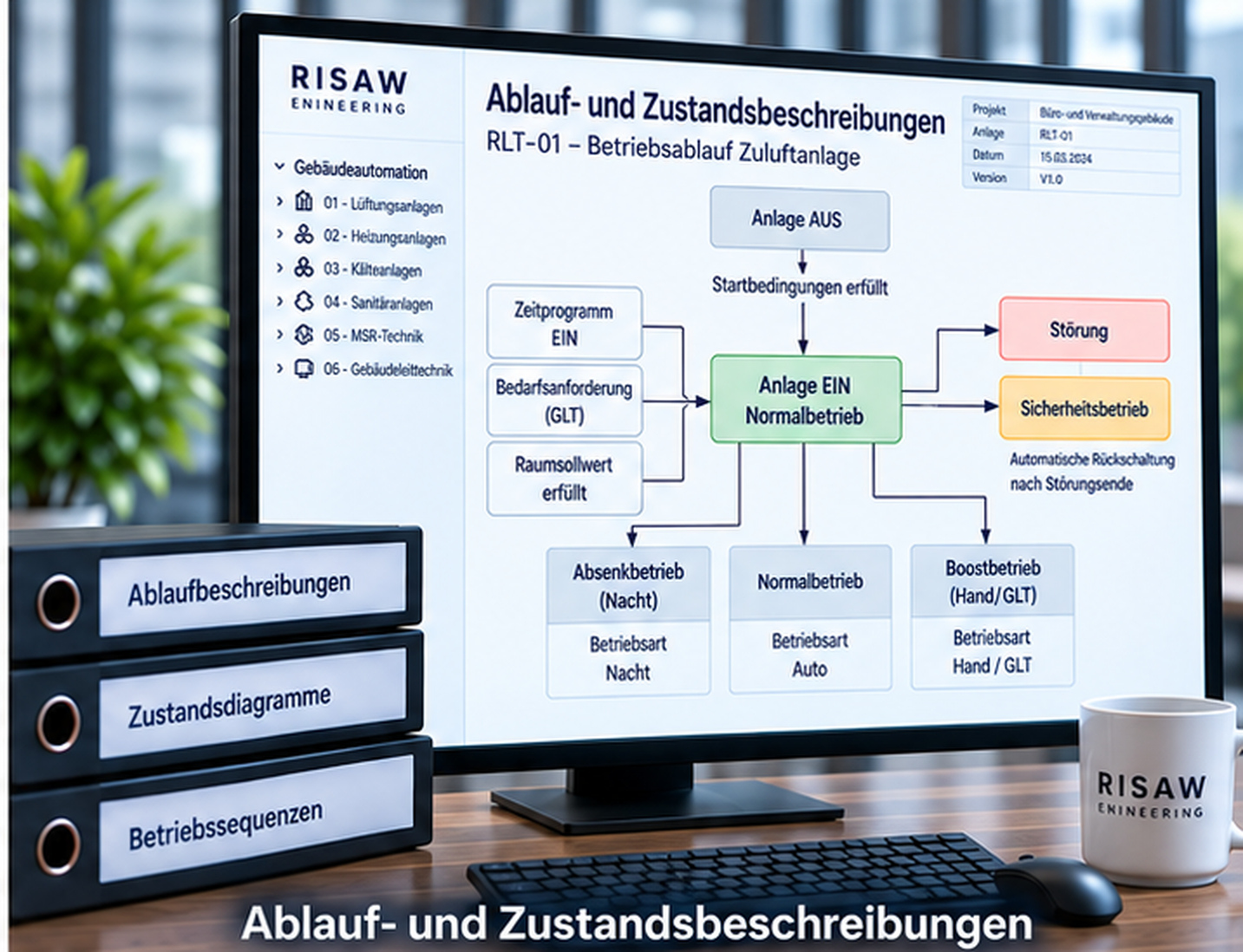 Ablauf- und Zustandsbeschreibung